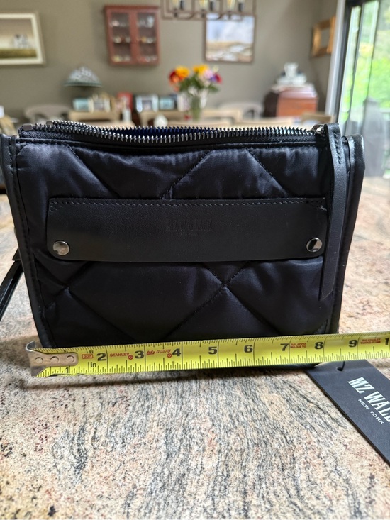 MZ Wallace Handbags - MZ Wallace Black Quilted Nylon Crossbody Bag